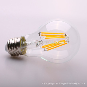 llevó el filamento del bulbo 8w llevó la luz llevada del filamento del filamento llevó la lámpara llevada